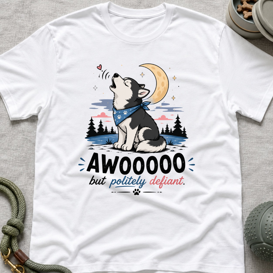 Awoooo But Politely Defiant T-Shirt
