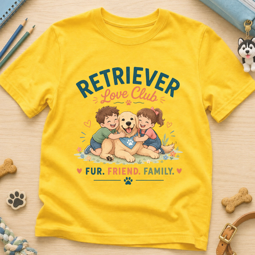 Retriever Love Club Kids Tee
