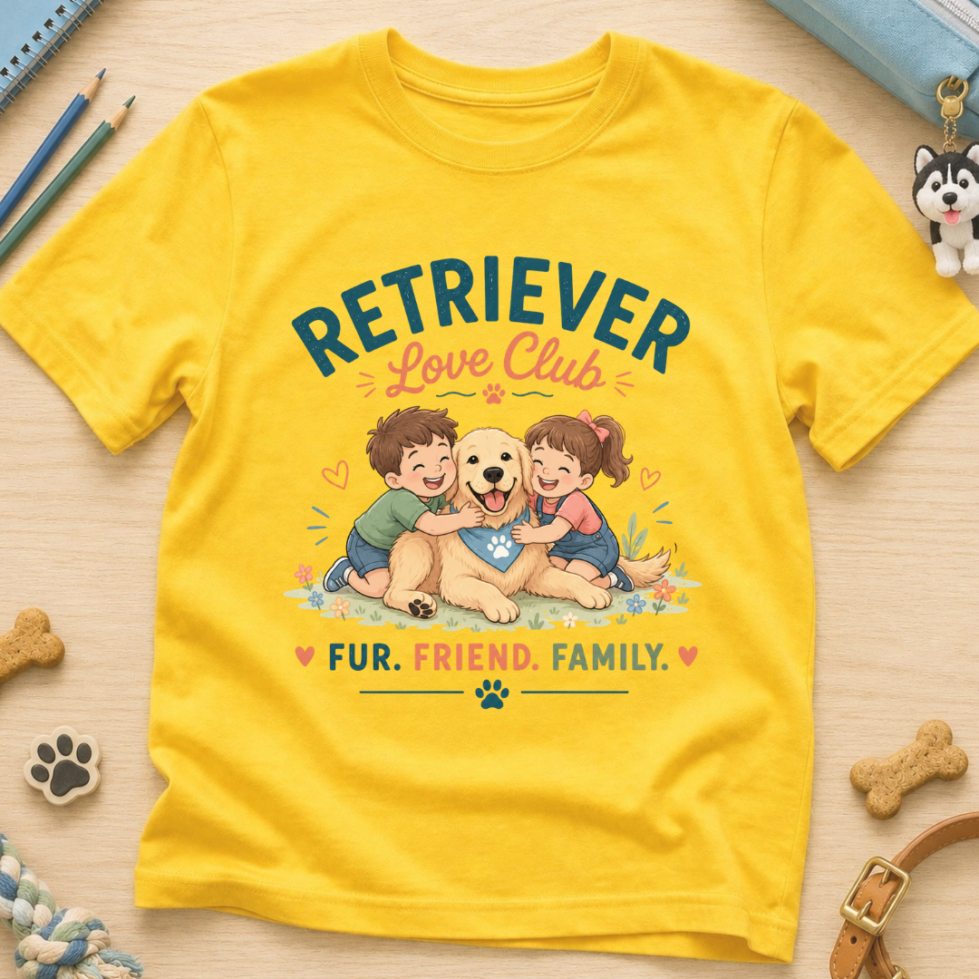 Retriever Love Club Kids Tee