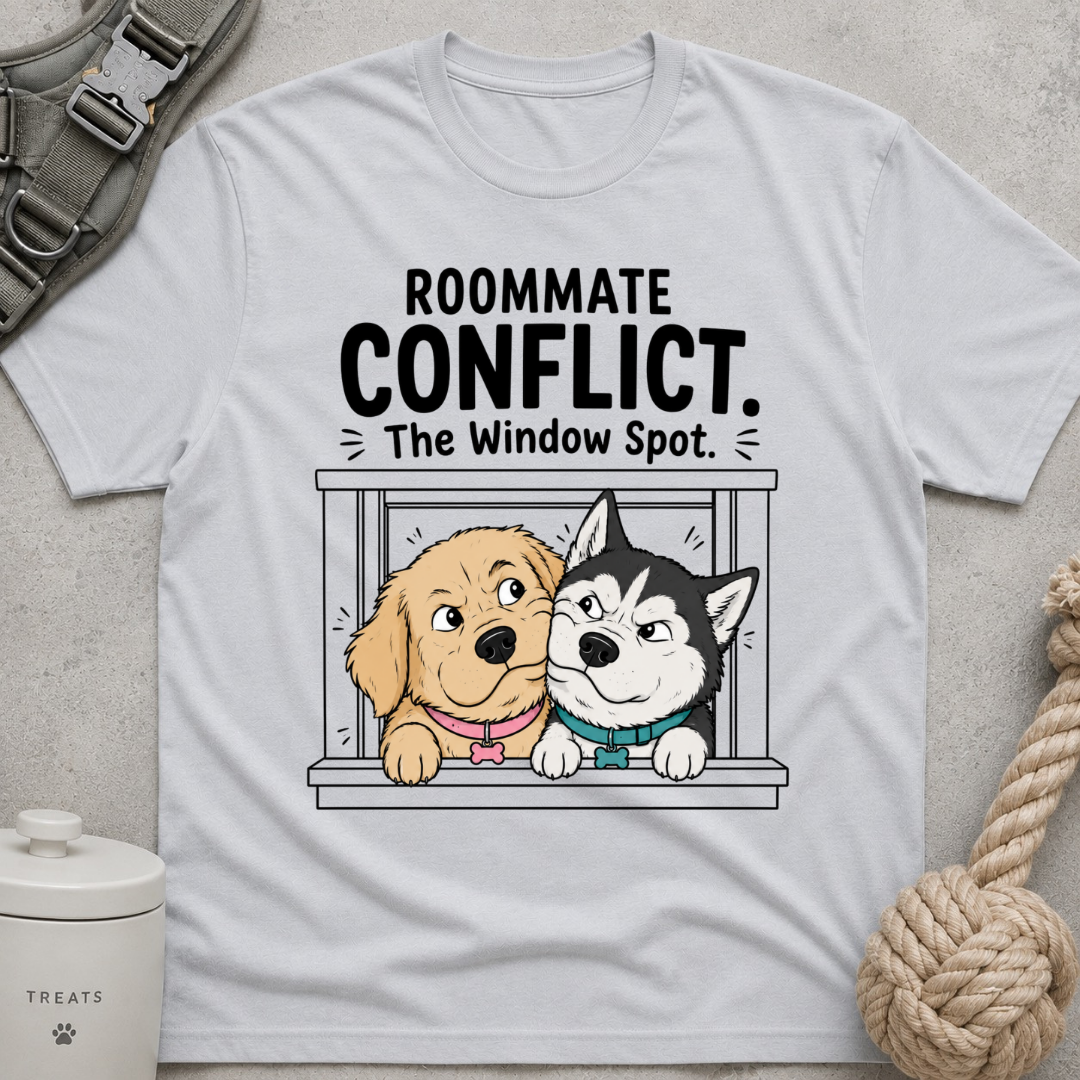 Roommate Conflict The Window Spot T-Shirt