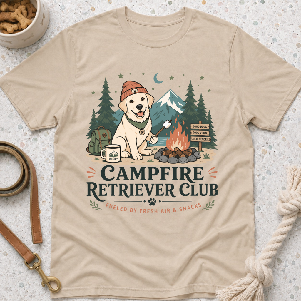 Campfire Retriever Club T-Shirt