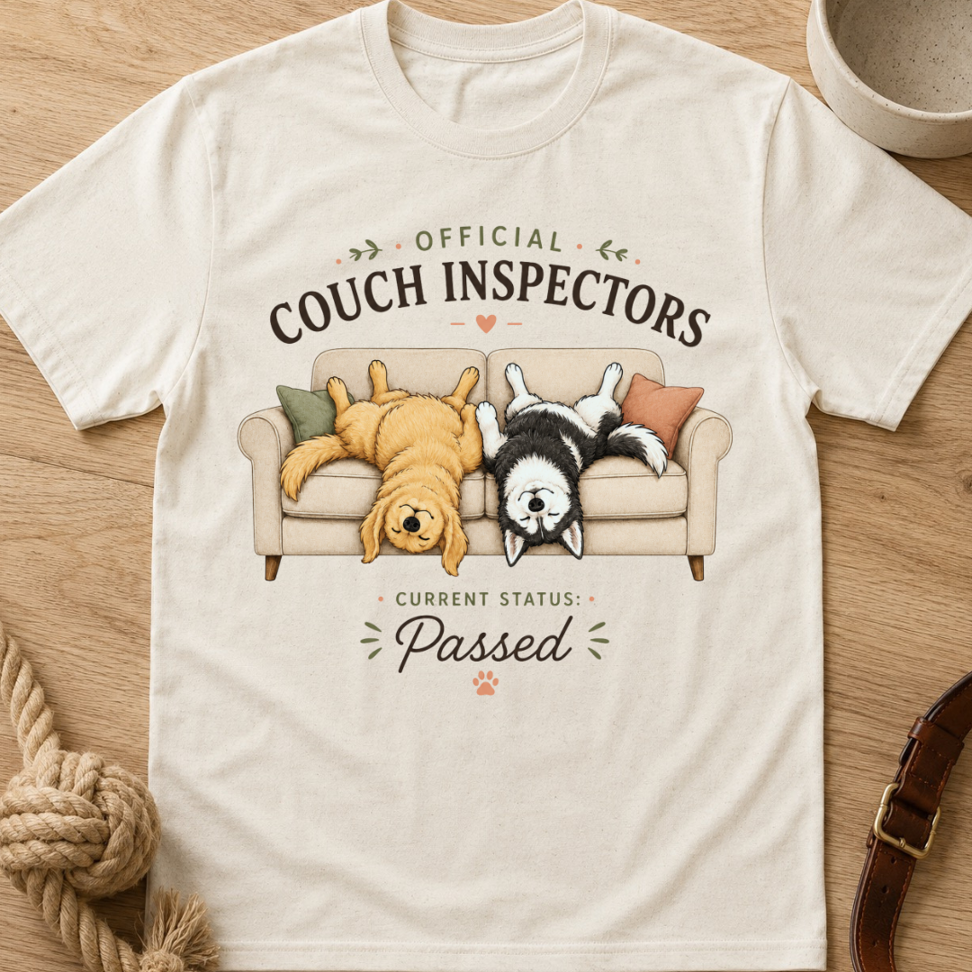 Official Couch Inspectors T-Shirt