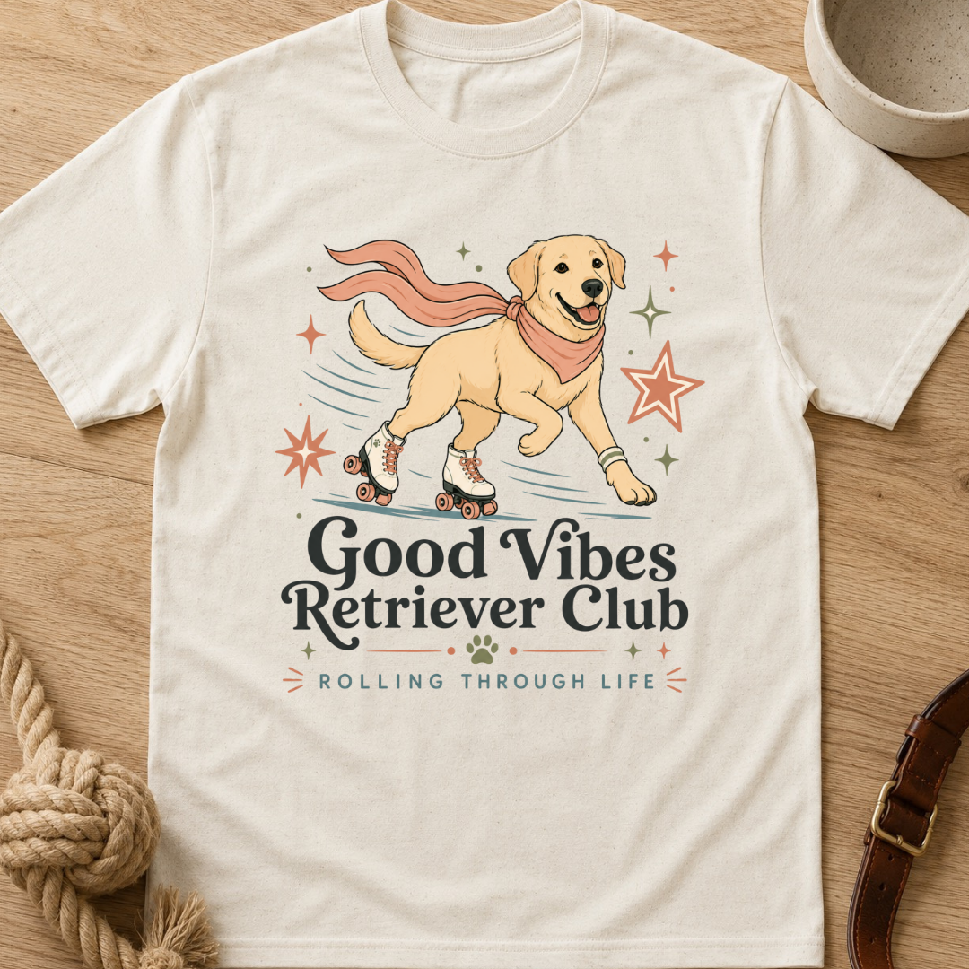 Good Vibes Retriever Club T-Shirt