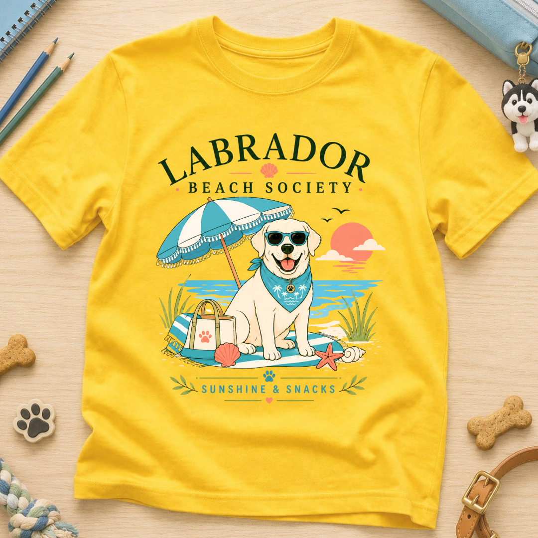 Labrador Beach Society Kids Tee