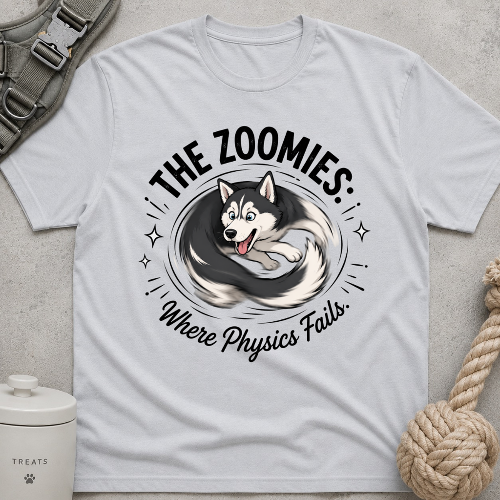 The Zoomies Where Physics Fails T-Shirt
