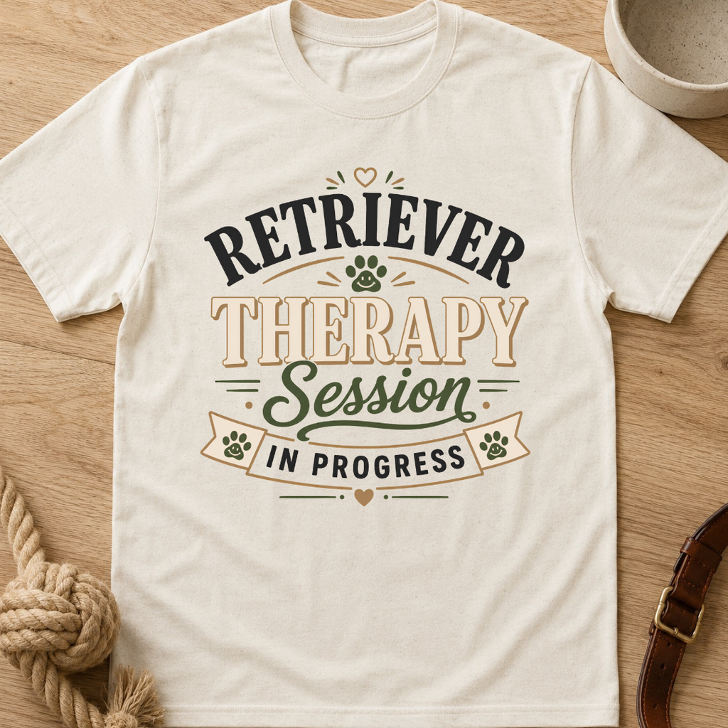 Retriever Therapy Session in Progress T-Shirt