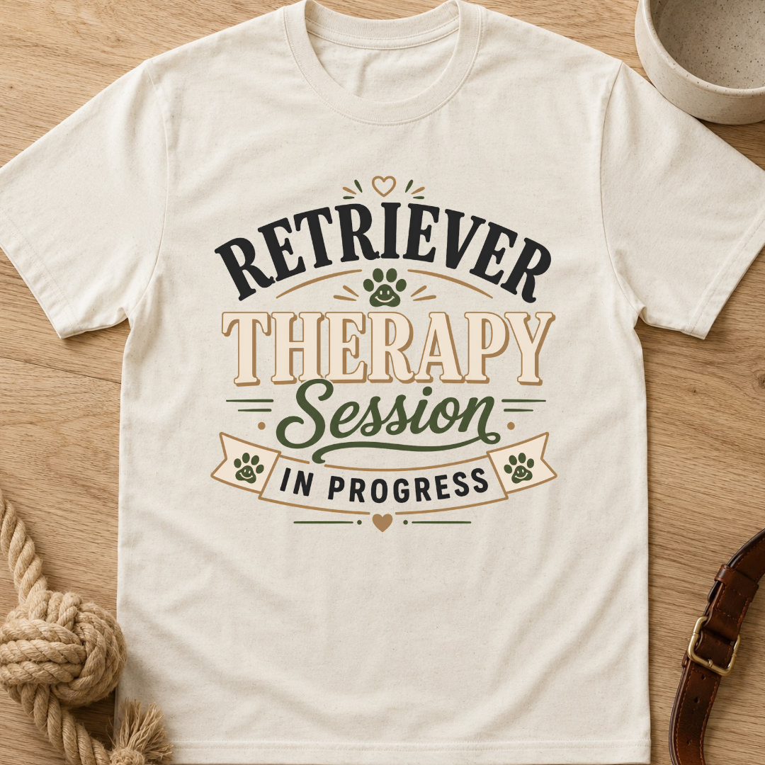 Retriever Therapy Session in Progress T-Shirt