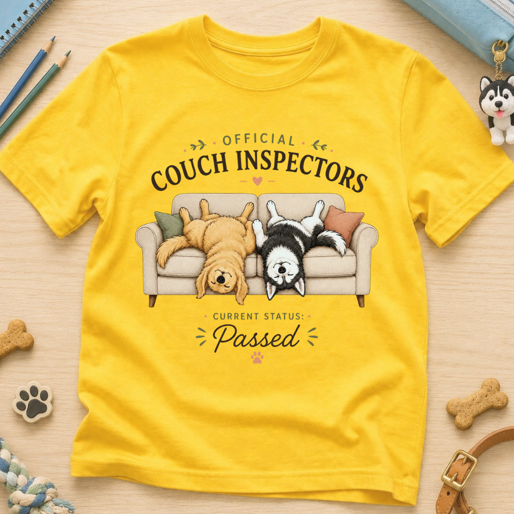 Official Couch Inspectors Kids Tee
