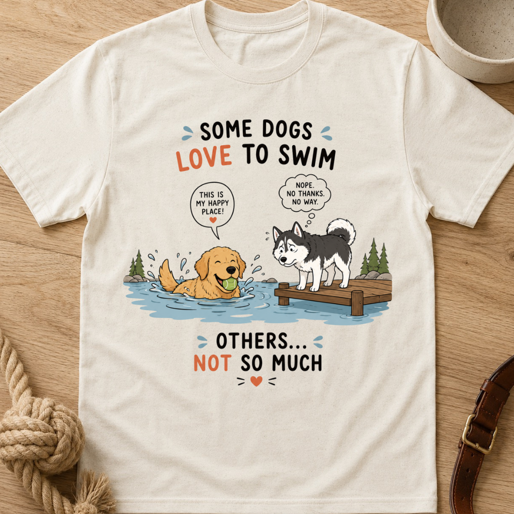 Some Dogs Love to Swim T-Shirt