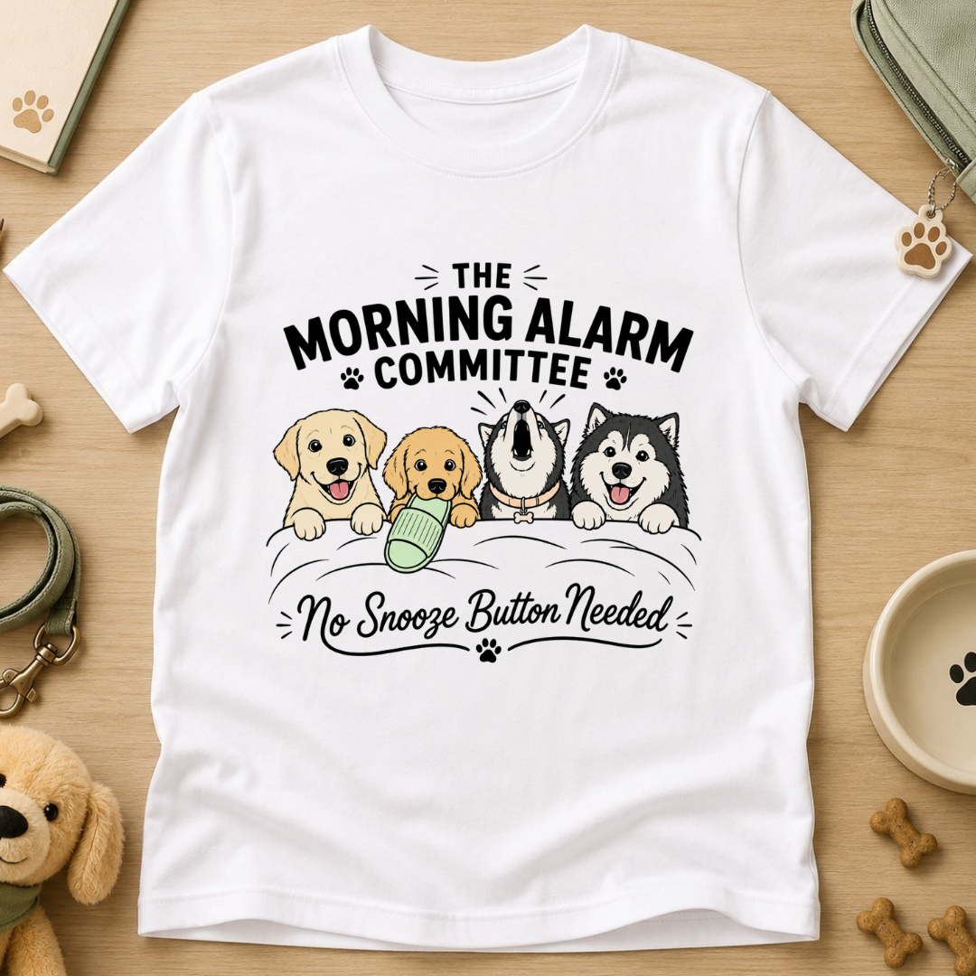The Morning Alarm Committee Kids Tee