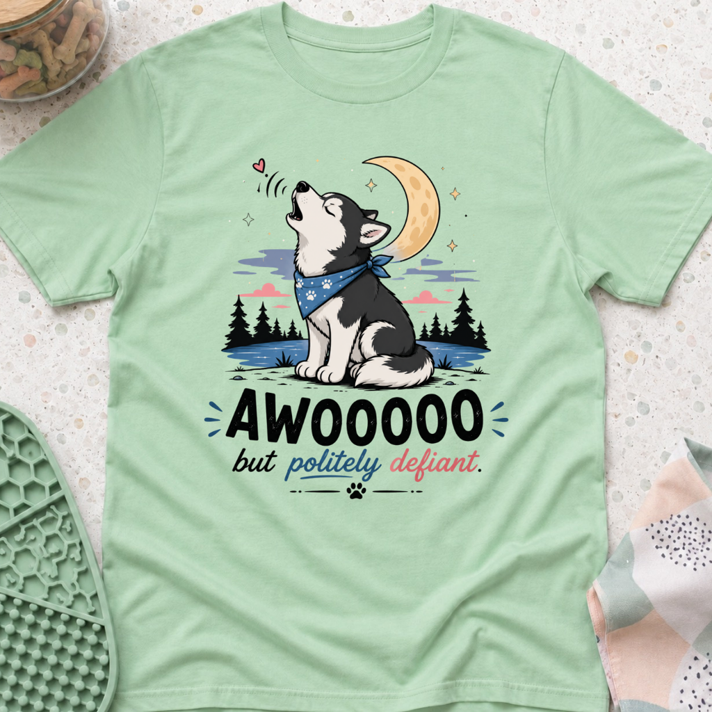 Awoooo But Politely Defiant T-Shirt