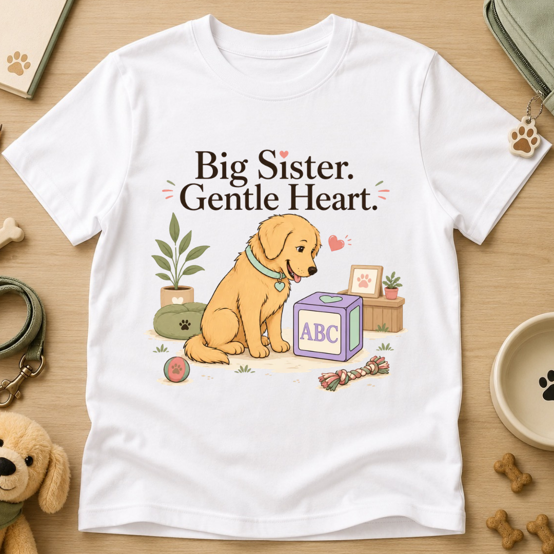 Big Sister Gentle Heart Kids Tee