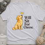 Will Sit For Cheese T-Shirt