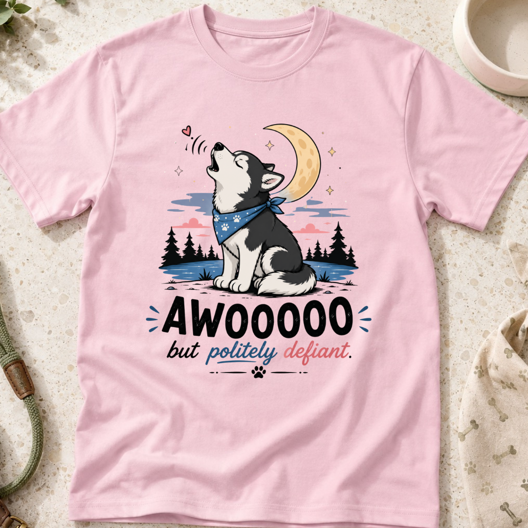Awoooo But Politely Defiant T-Shirt