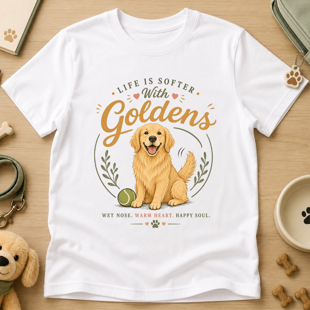 Life is Softer with Golden Kids Tee