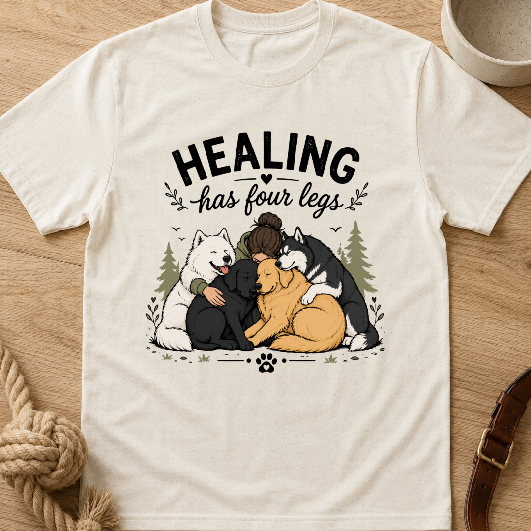 Healing Has Four Legs (Pack) T-Shirt