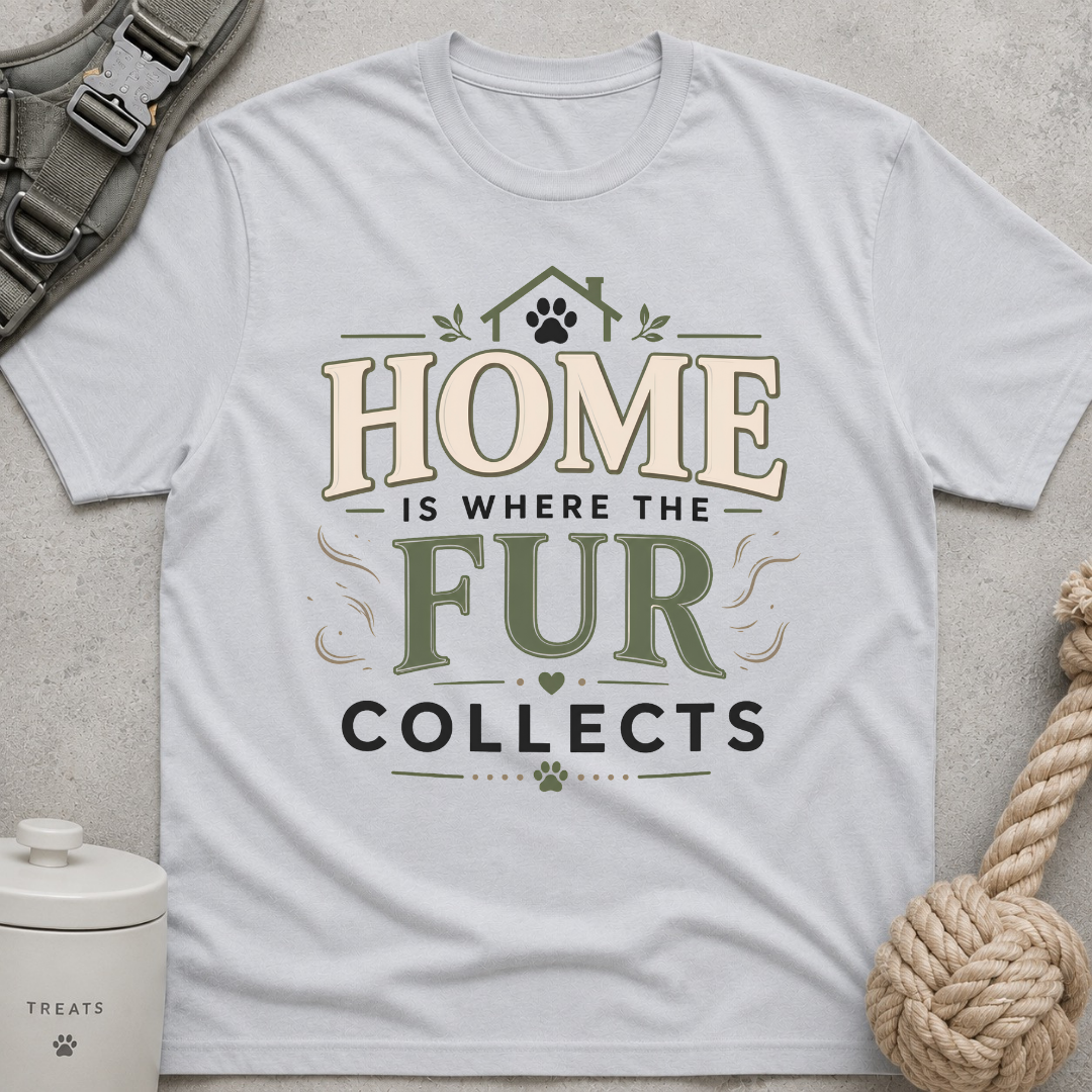 Home Is Where The Fur Collects T-Shirt