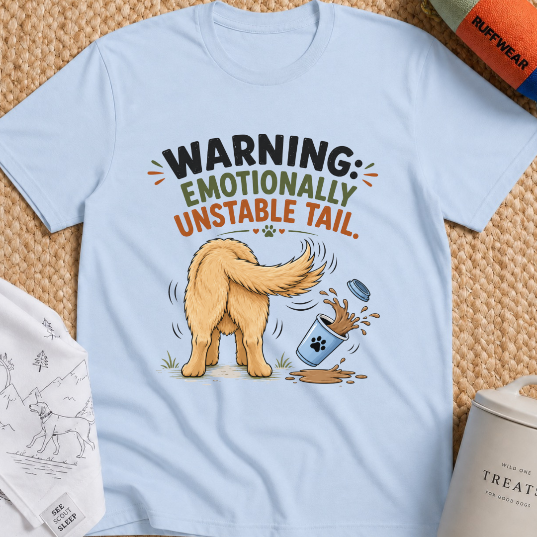 Warning Emotionally Unstable Tail T-Shirt