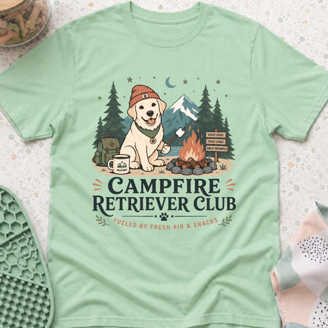 Campfire Retriever Club T-Shirt