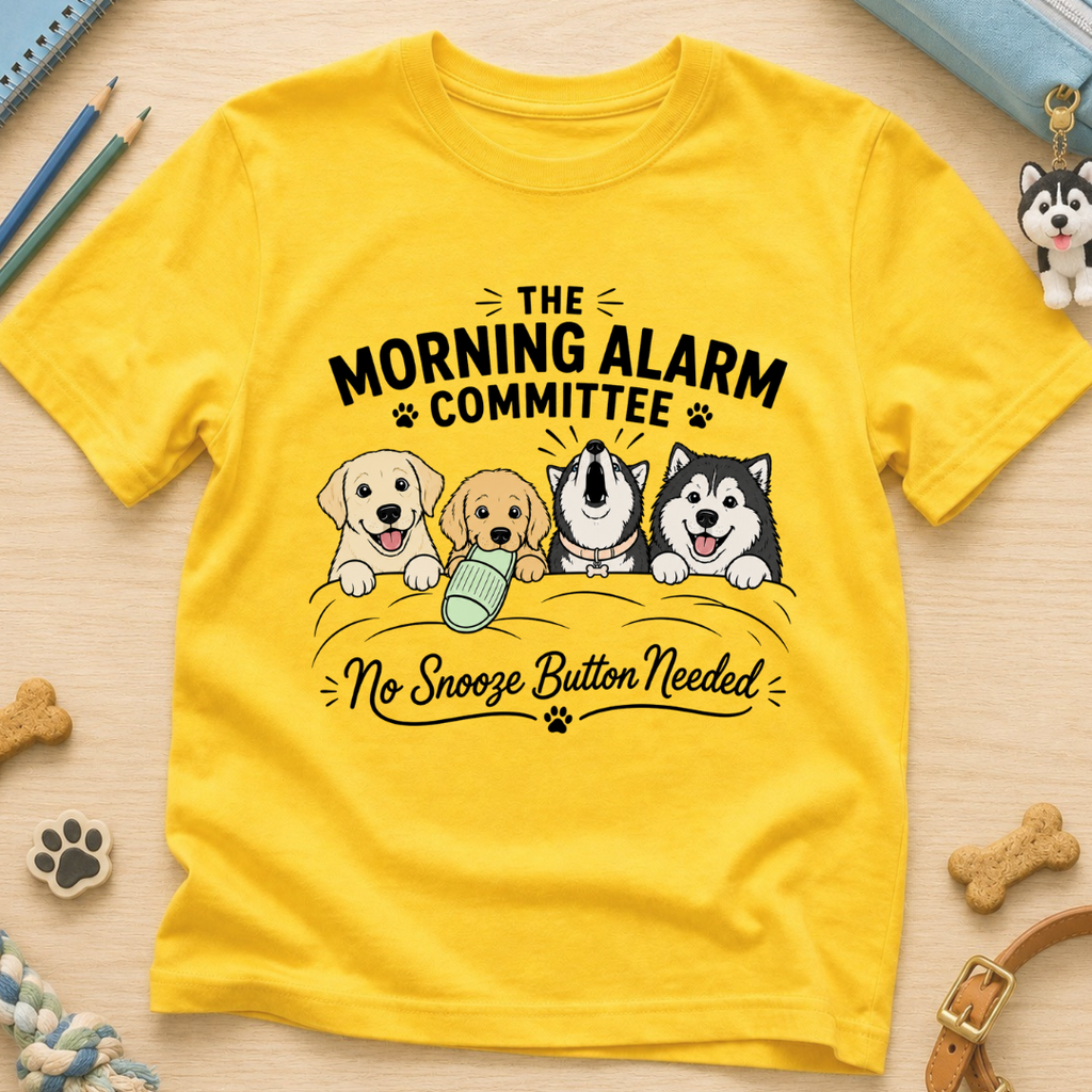 The Morning Alarm Committee Kids Tee