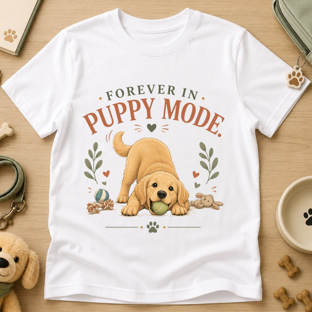 Forever in Puppy Mode Kids Tee