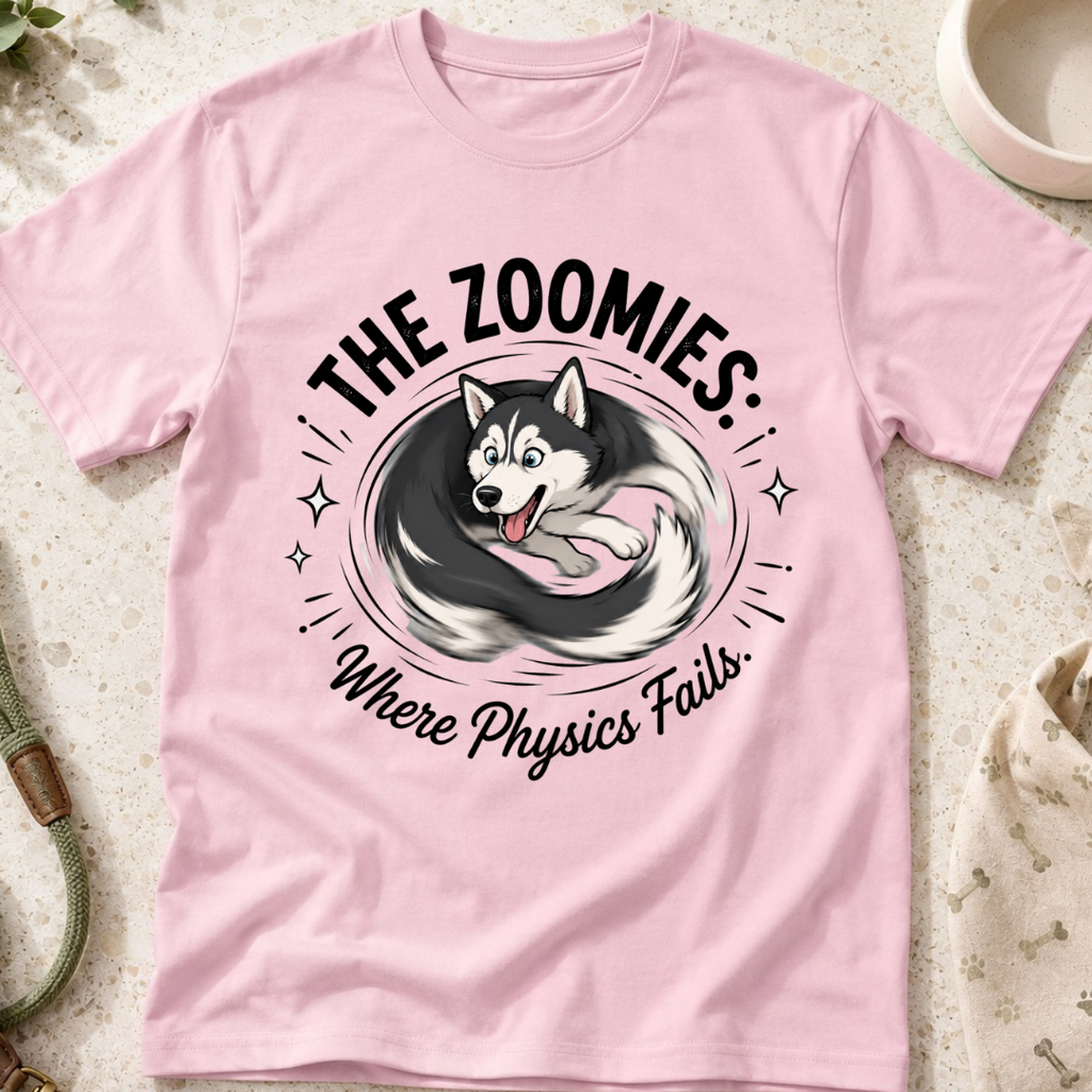 The Zoomies Where Physics Fails T-Shirt