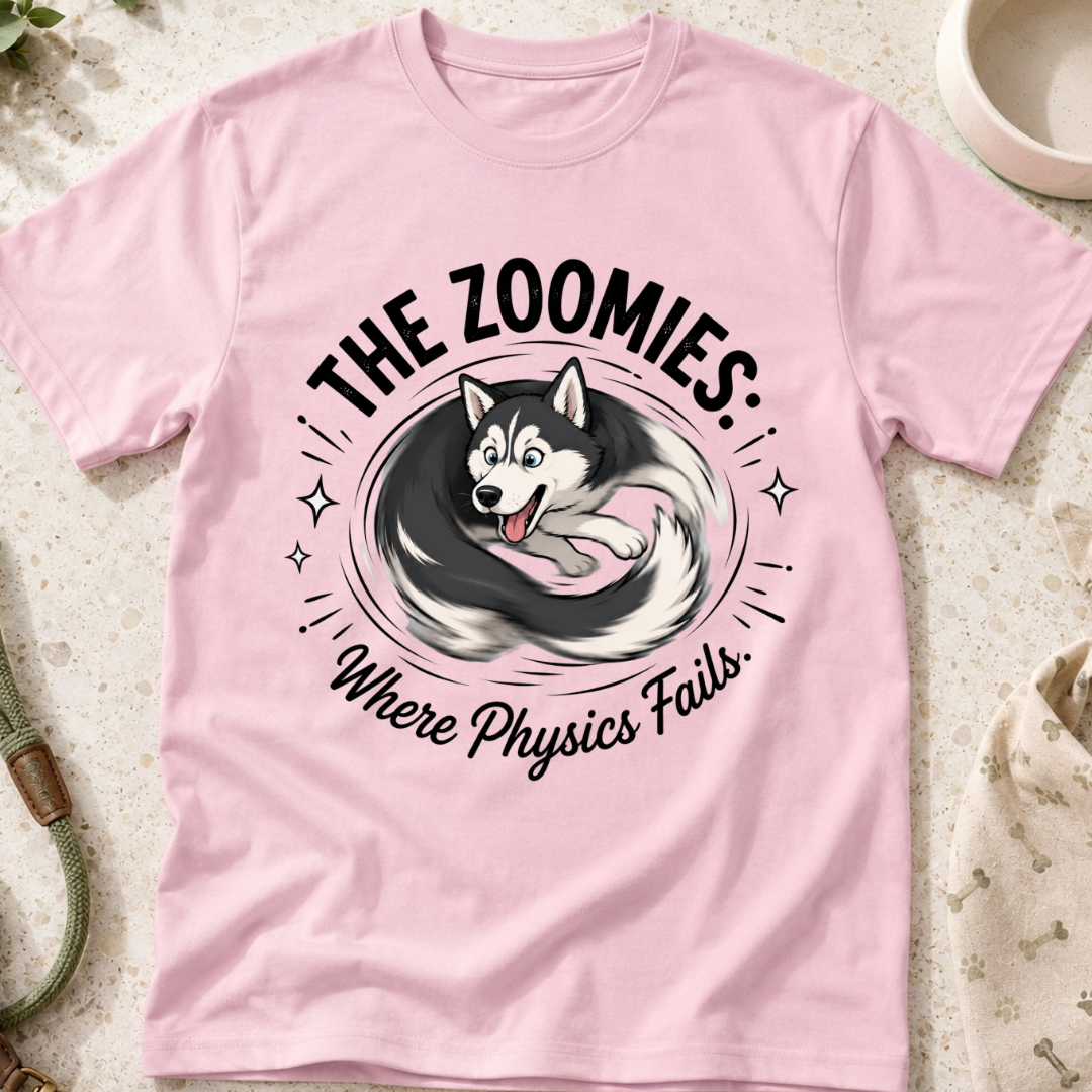 The Zoomies Where Physics Fails T-Shirt