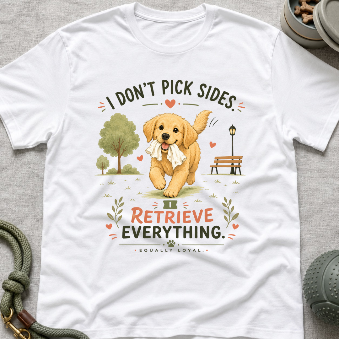 I don't pick sides I retrieve everything T-Shirt