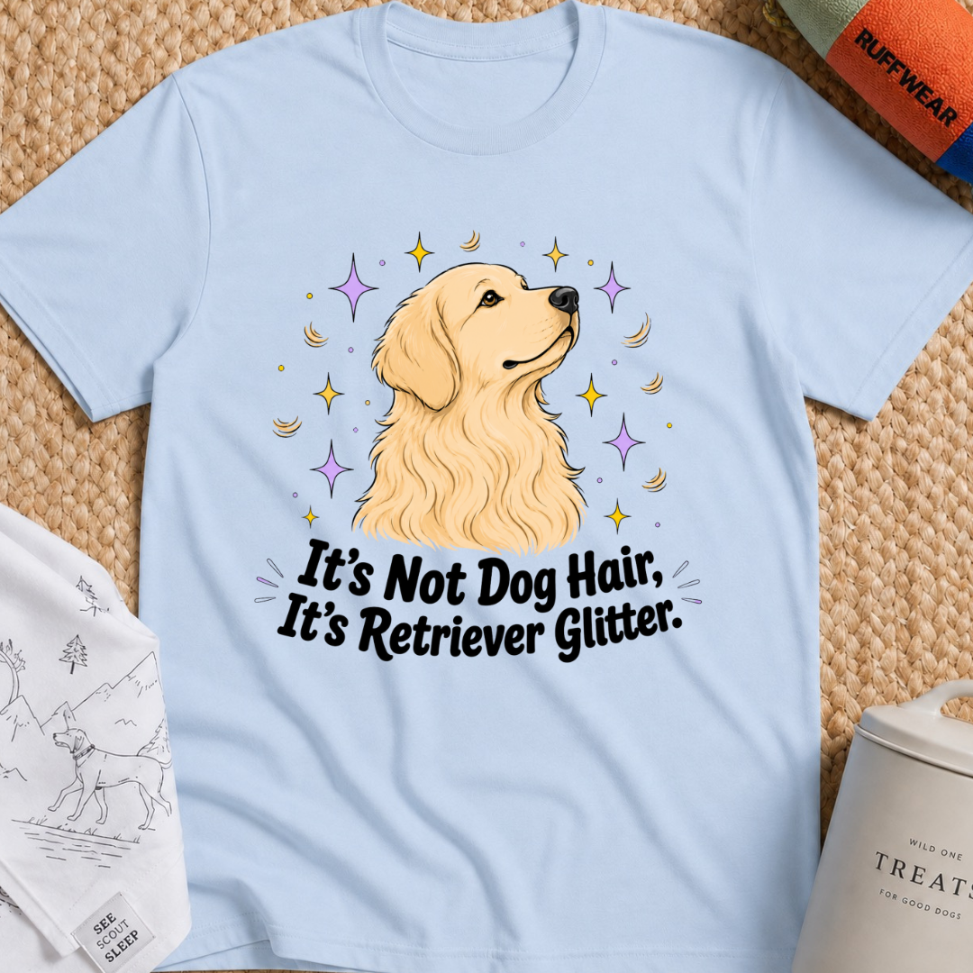 It's Retriever Glitter T-Shirt