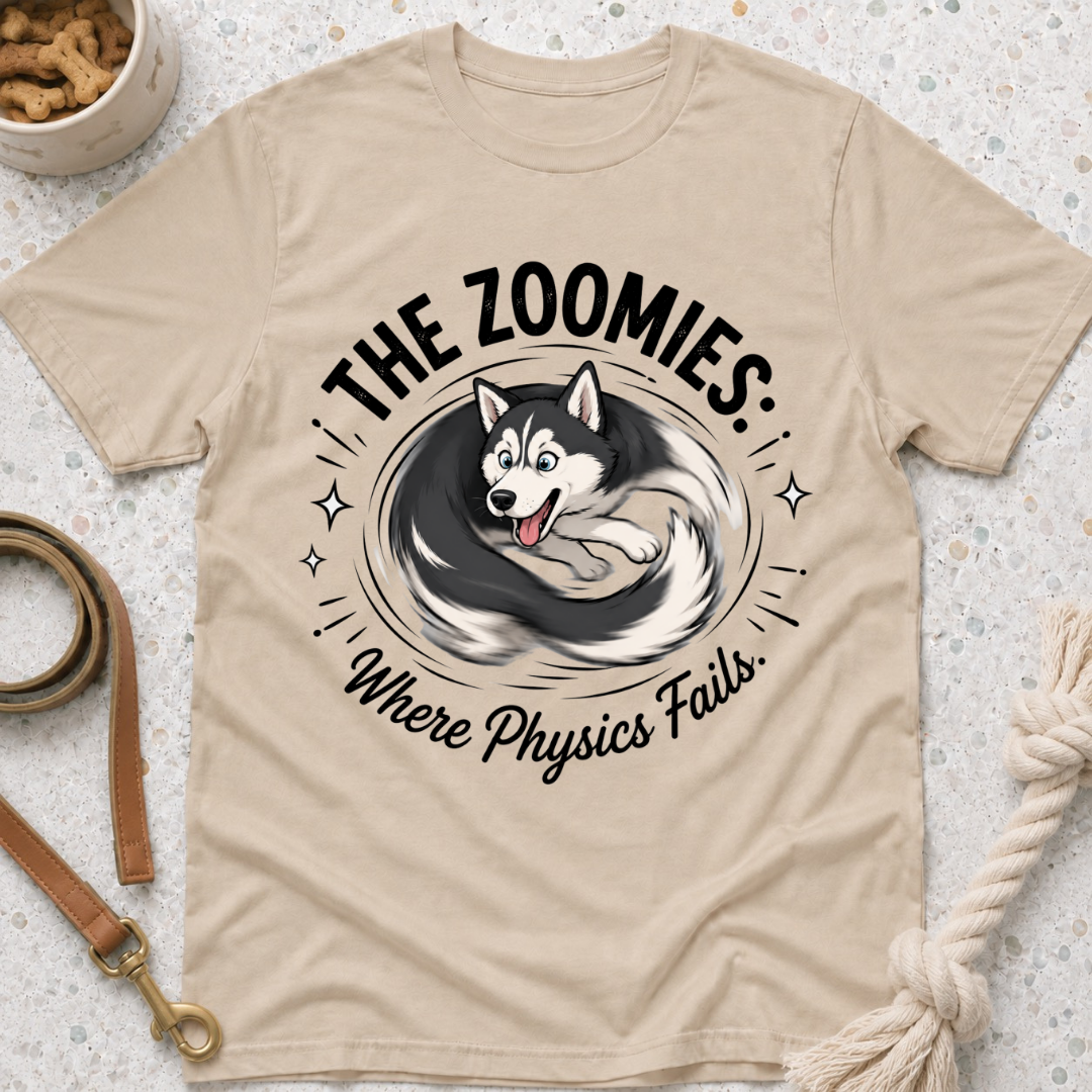 The Zoomies Where Physics Fails T-Shirt