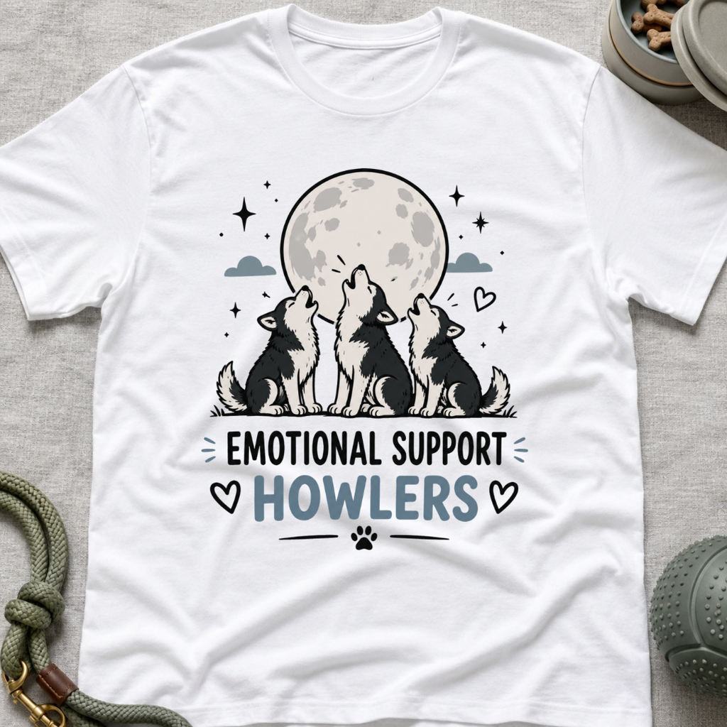 Emotional Support Howlers T-Shirt