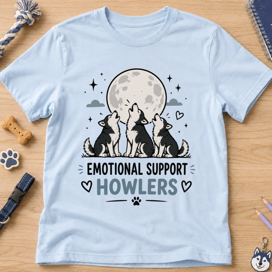 Emotional Support Howlers Kids Tee