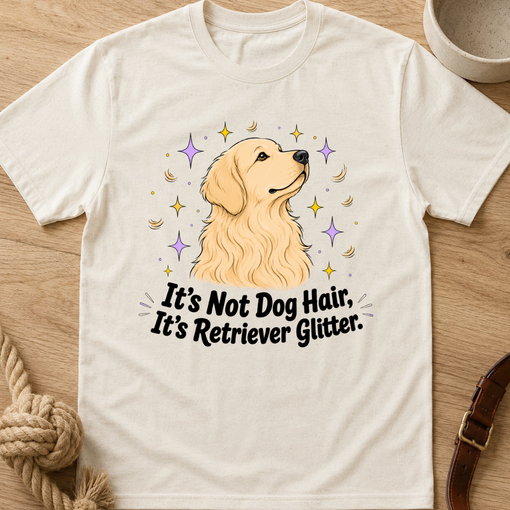 It's Retriever Glitter T-Shirt