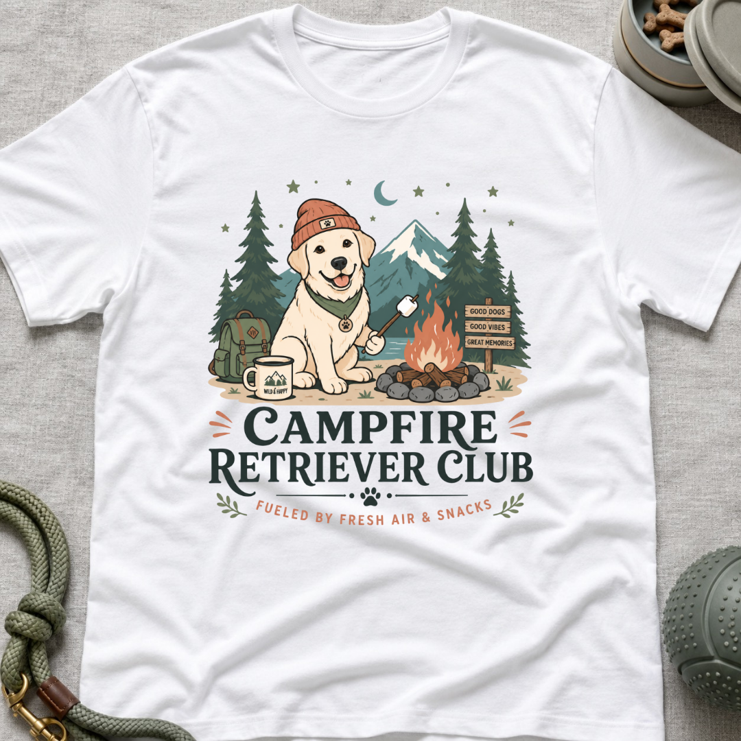 Campfire Retriever Club T-Shirt