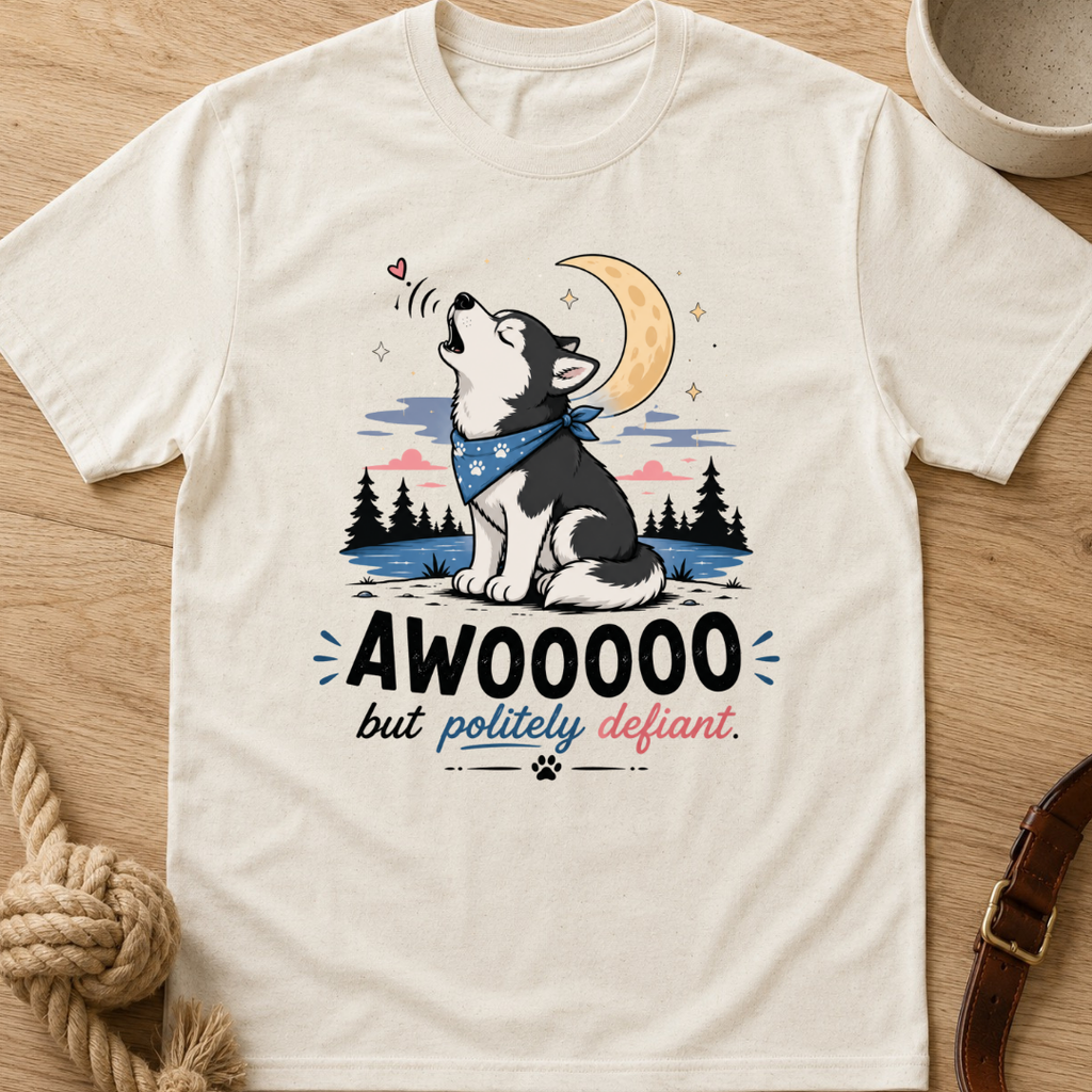 Awoooo But Politely Defiant T-Shirt