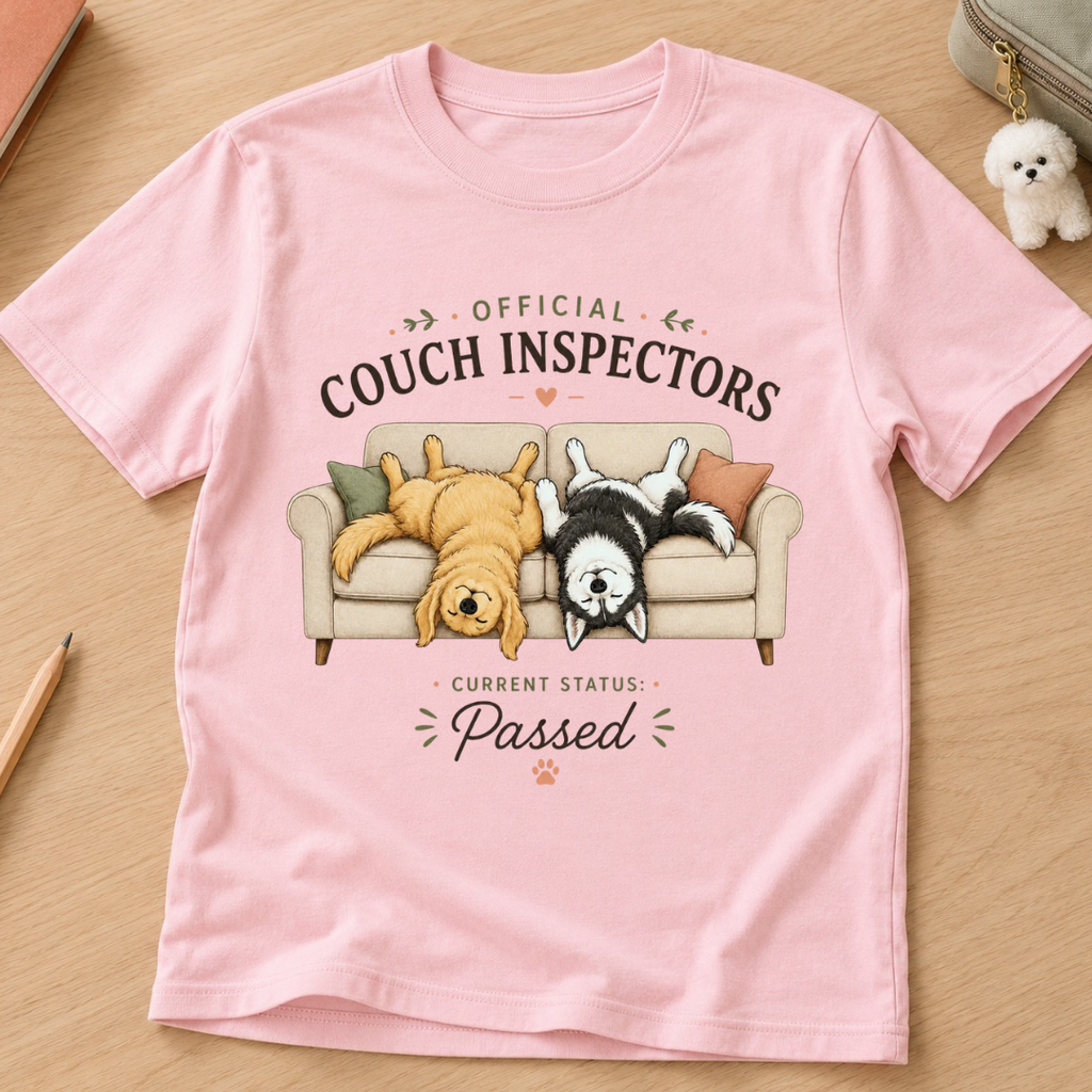 Official Couch Inspectors Kids Tee