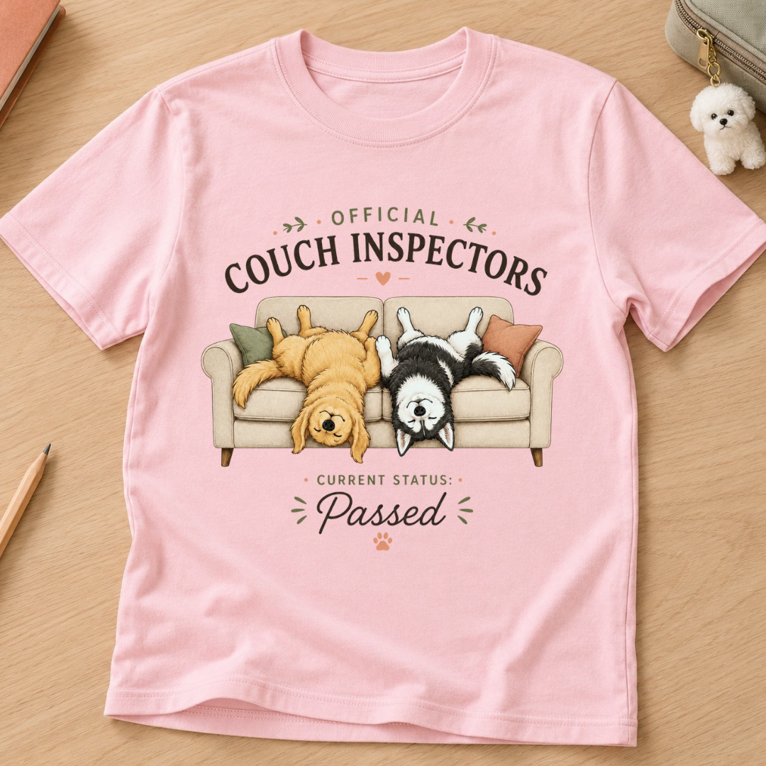 Official Couch Inspectors Kids Tee