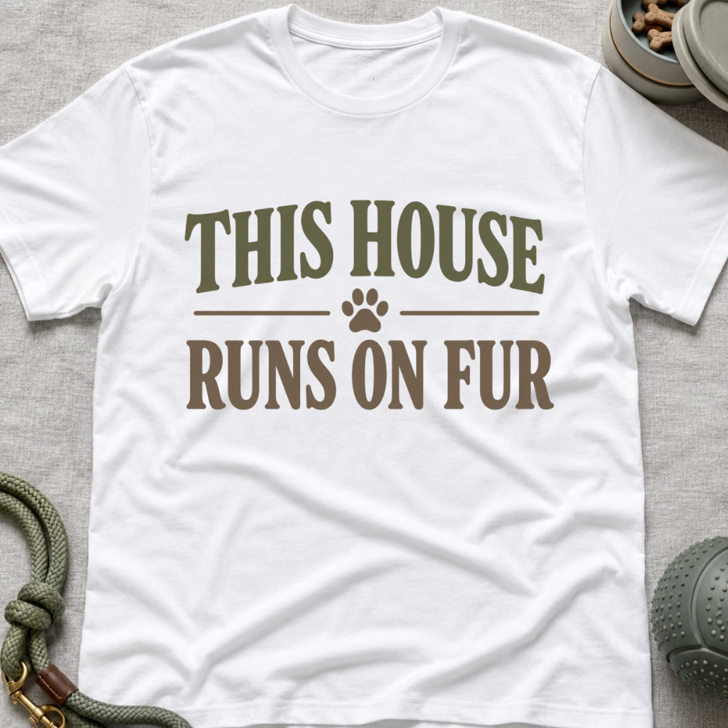 This House Runs On Fur T-Shirt