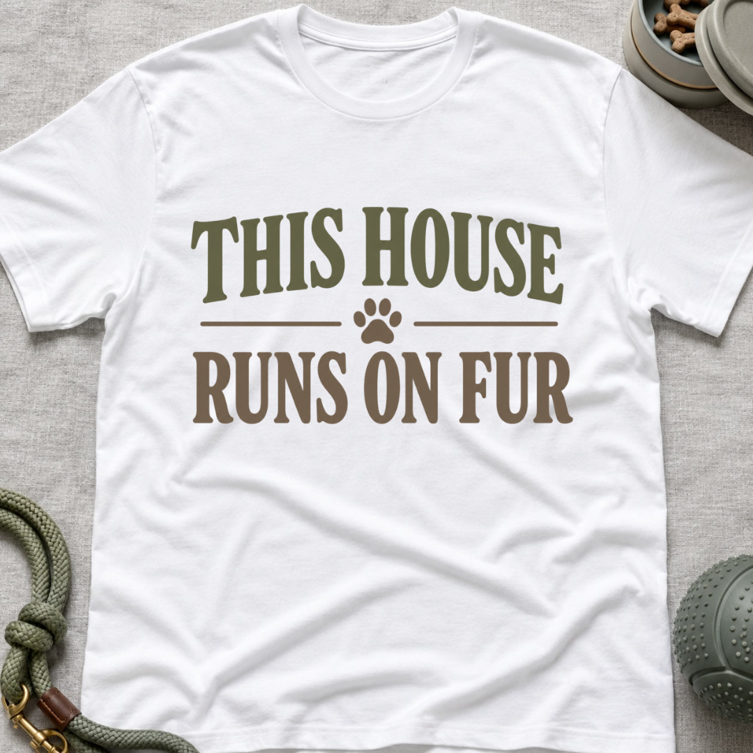 This House Runs On Fur T-Shirt