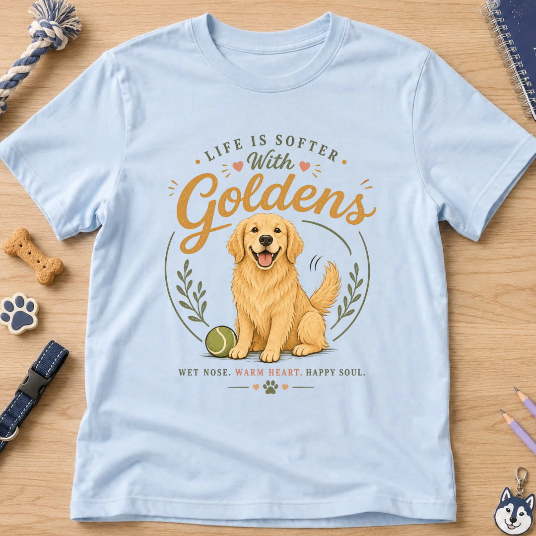 Life is Softer with Golden Kids Tee