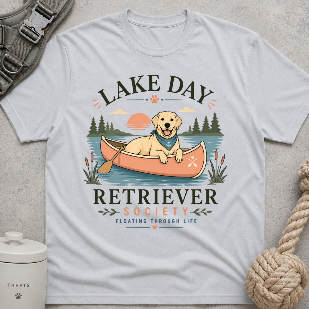 Lake Day Retriever Society T-Shirt
