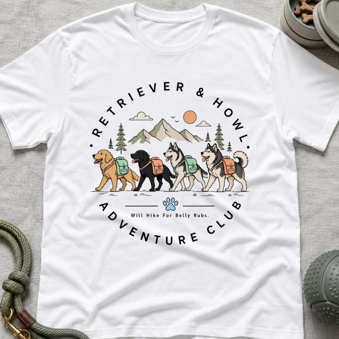 Retriever & Howl Adventure Club T-Shirt