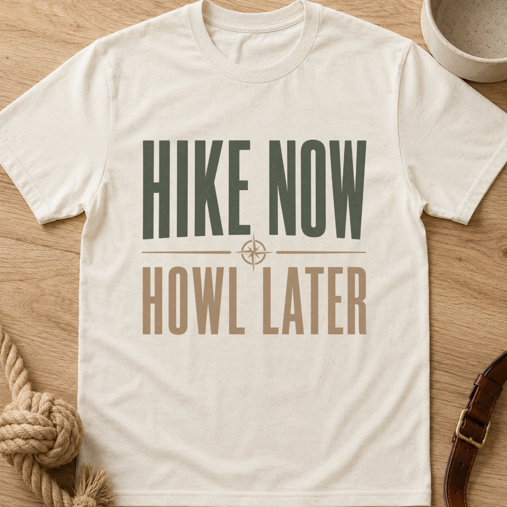 Hike Now Howl Later T-Shirt