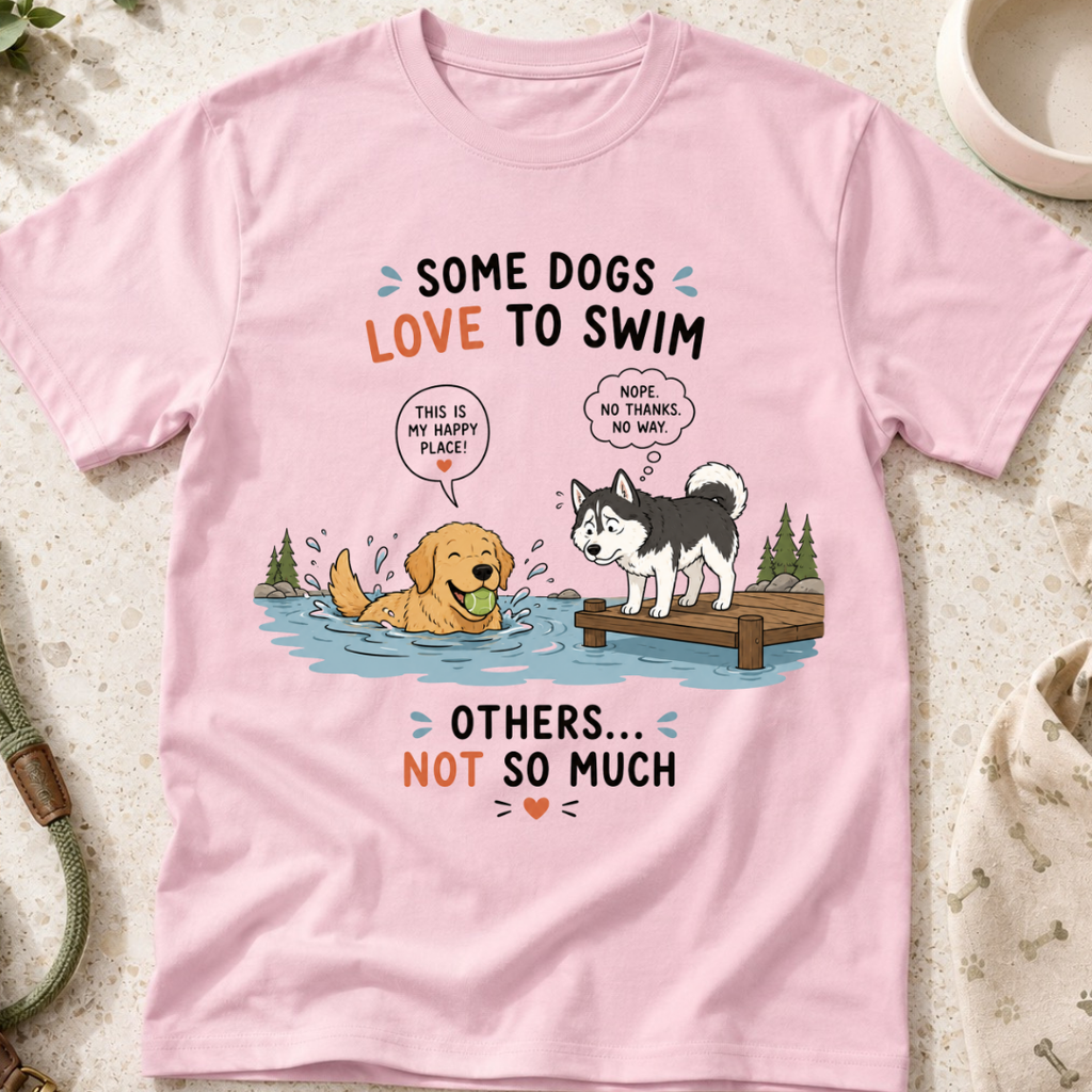 Some Dogs Love to Swim T-Shirt