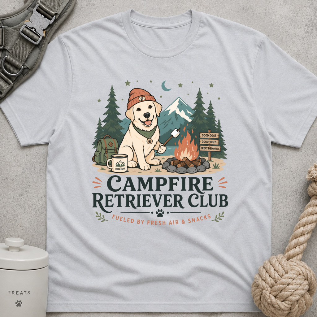 Campfire Retriever Club T-Shirt