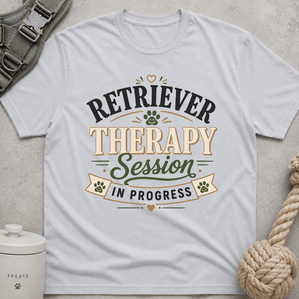 Retriever Therapy Session in Progress T-Shirt