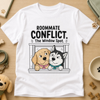 Roommate Conflict The Window Spot Kids Tee