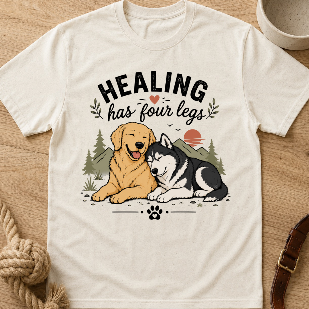 Healing Has Four Legs (Duo) T-Shirt