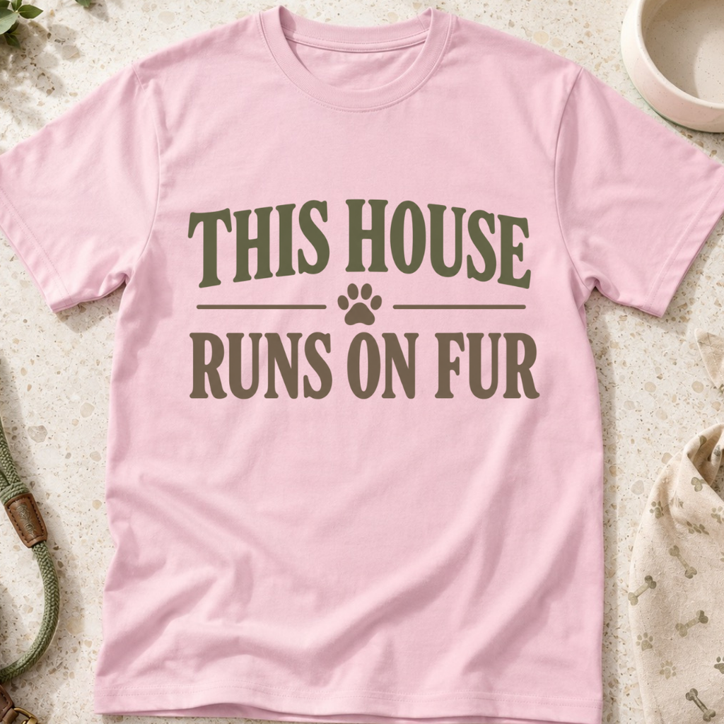This House Runs On Fur T-Shirt