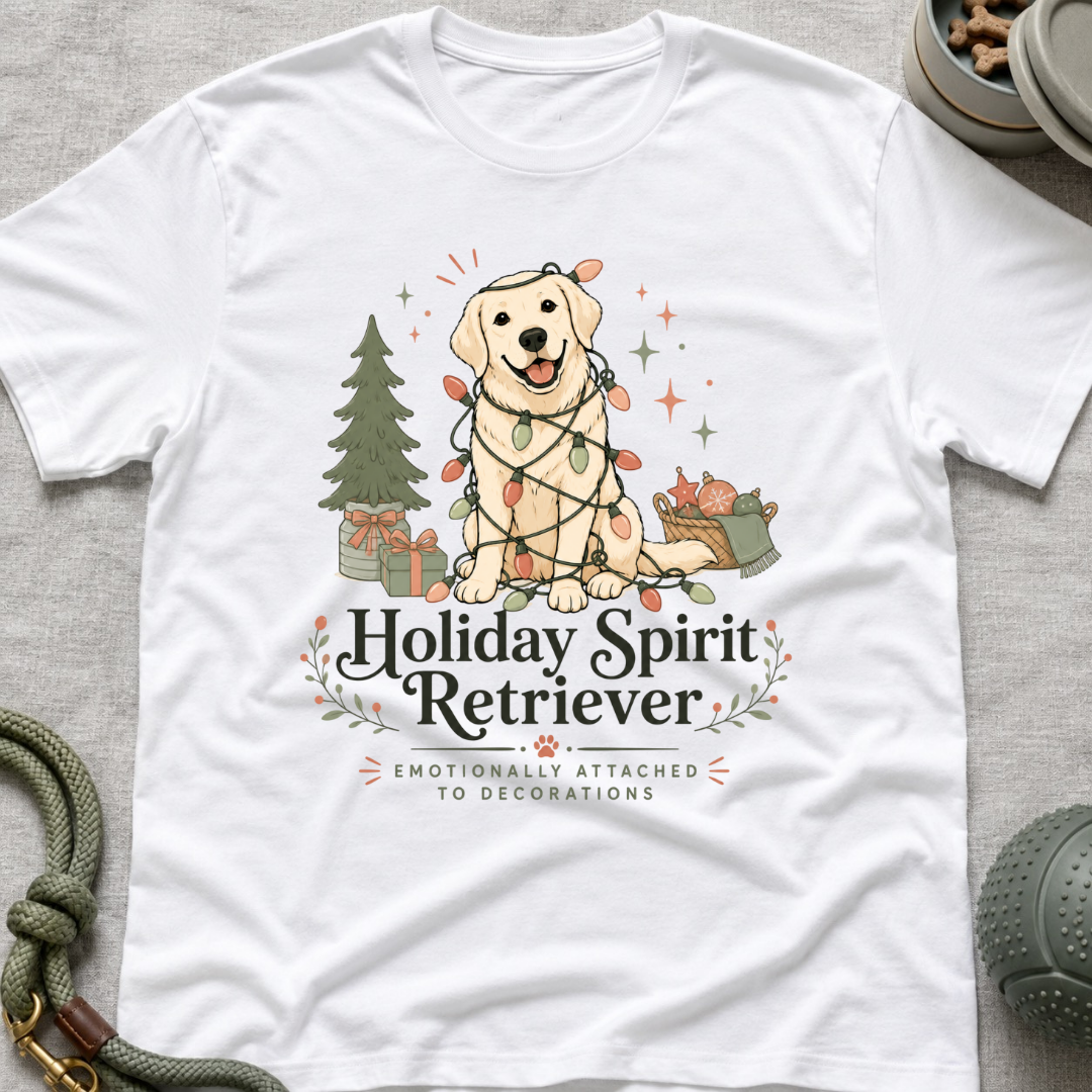 Holiday Spirit Retriever T-Shirt